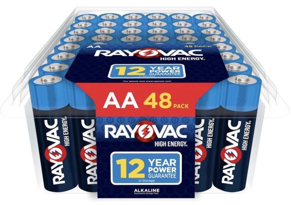 Rayovac High Energy AA Batteries (48 Pack) only $7.19 shipped!